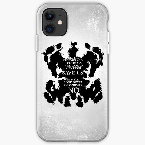 rorschach save us! iPhone Soft Case