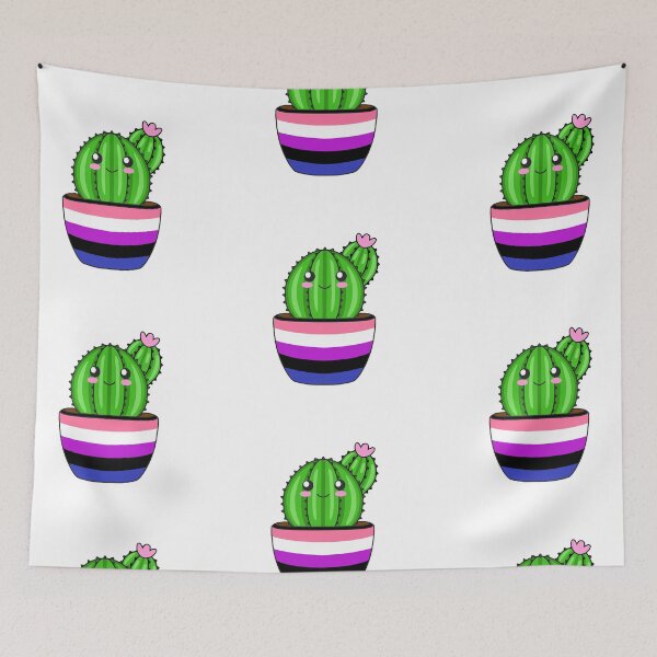 Item preview, Genderfluid Cactus designed and sold by BobaPuma.