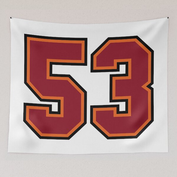 Item preview, Number 53 Sports Tampa Fifty-Three Jersey designed and sold by HelloFromAja.