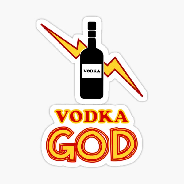 "Vodka God" Sticker for Sale by Markotropoya22 Redbubble