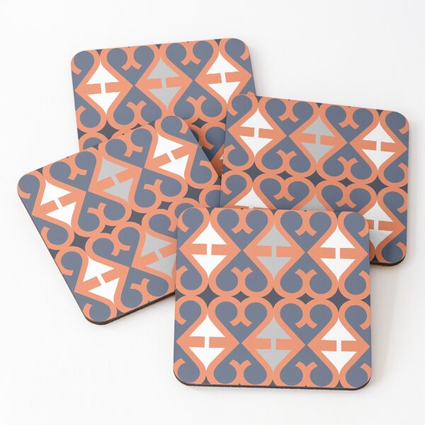 Item preview, Orange and Blue Summer Pattern designed and sold by cofera.