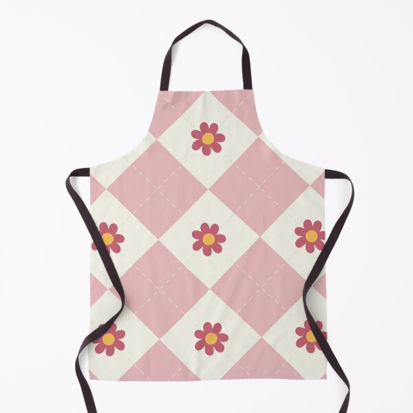 Item preview, Cute flower in grid pattern in pink designed and sold by yselle.