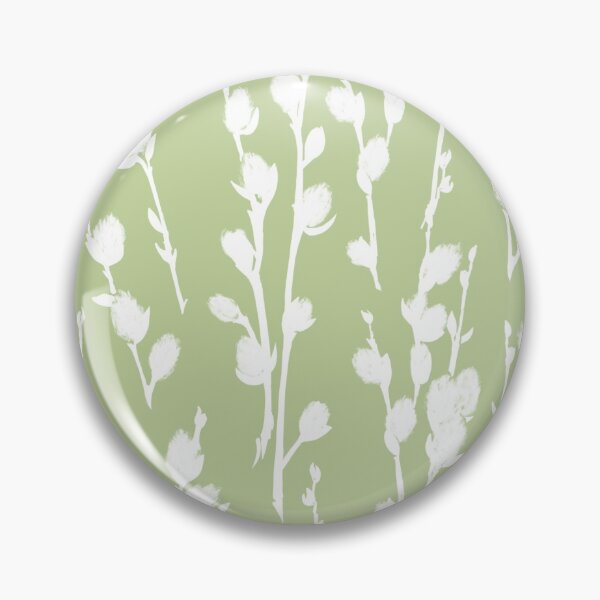 Item preview, Pussywillow Pattern | Celery Green designed and sold by L Diane Johnson.