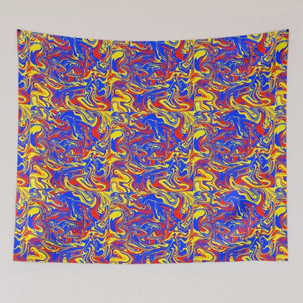 Item preview, Diseño abstracto de colores primarios designed and sold by Cosmic Detour .