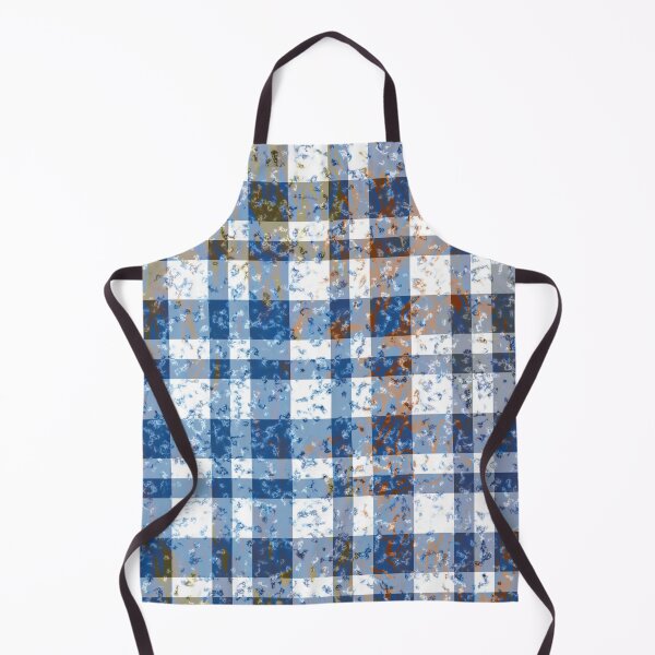 Item preview, Distressed Blue and White Plaid designed and sold by MarkUK97.