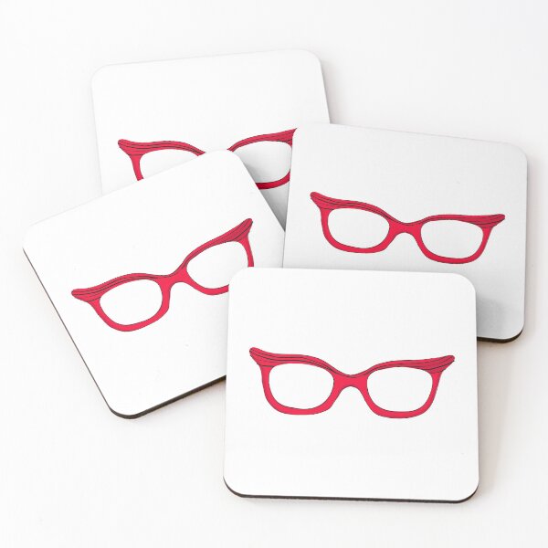 Item preview, Red Cateye Glasses designed and sold by MisterGooseShop.