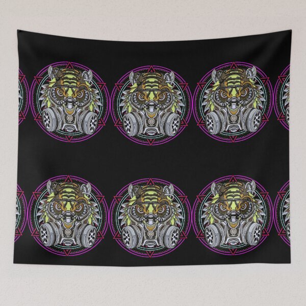 Item preview, Geometric Masked Animal designed and sold by VibrantGifts.