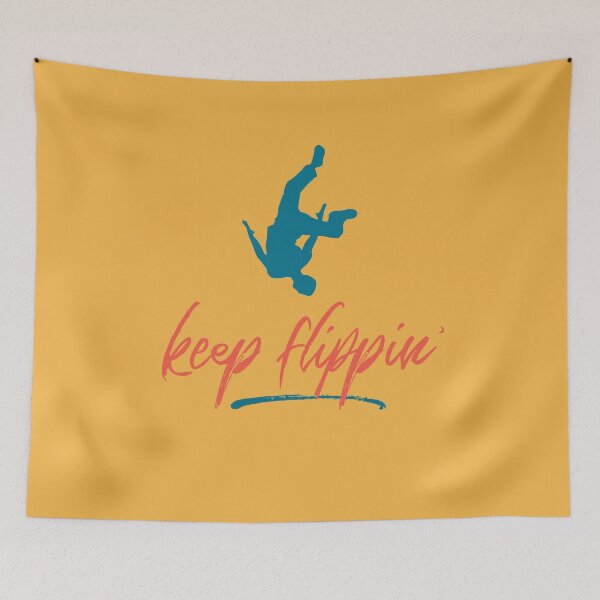 Item preview, Keep flipping parkour design designed and sold by Rakos-Merch.