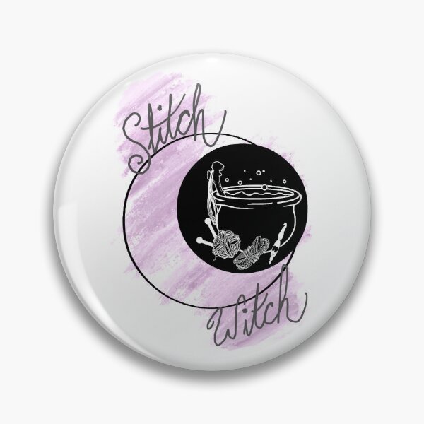 Item preview, Stitch Witch Purple designed and sold by inchwormcrafts.