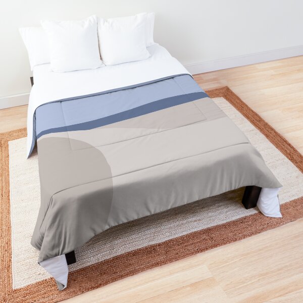 Minimalist White Sands Desert National Park New Mexico Comforter