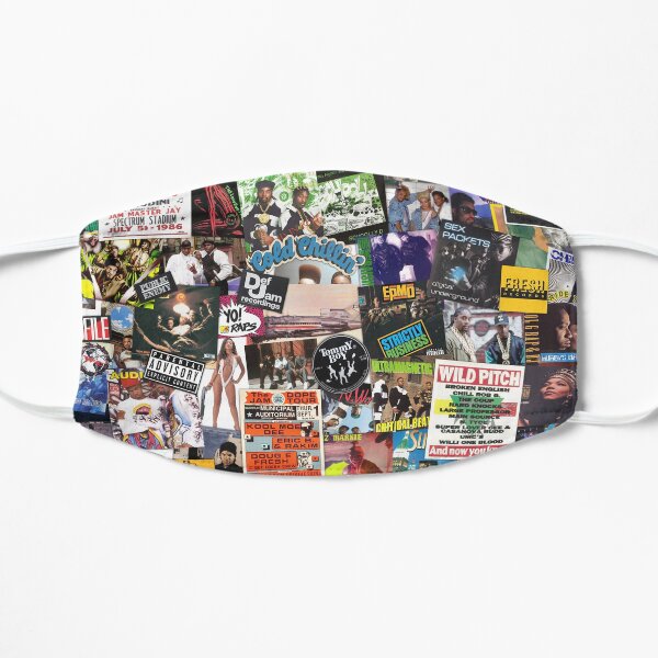 Old School Hip Hop Flat Mask