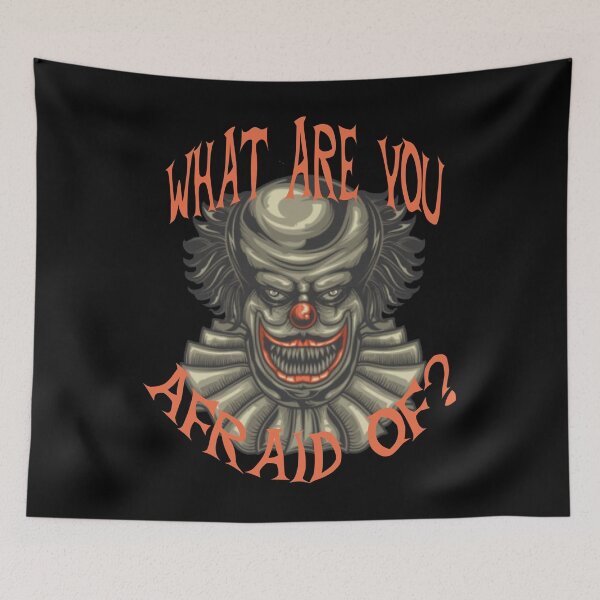 Item preview, Evil Clown Horror Killer Clowns What Are You Afraid of Funny Halloween  designed and sold by TopTeeShop.