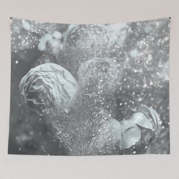 Item preview, Grey shiny roses designed and sold by Ifispirit.
