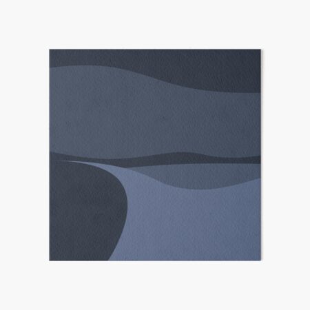 Minimalist White Sands Desert National Park New Mexico at Night Art Board Print