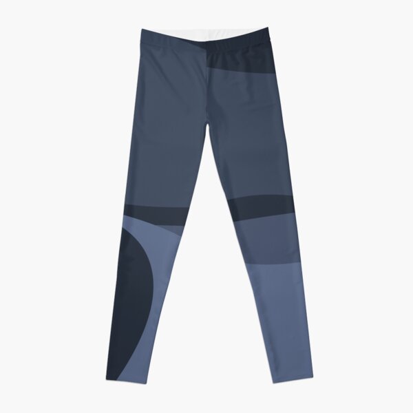 Minimalist White Sands Desert National Park New Mexico at Night Leggings