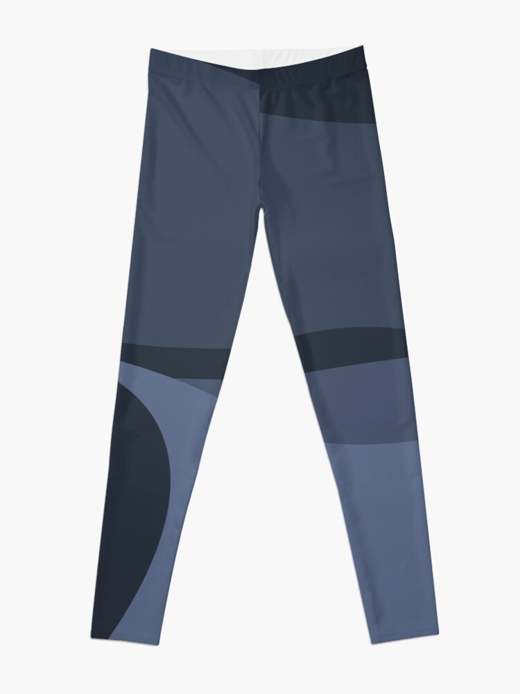 Alternate view of Minimalist White Sands Desert National Park New Mexico at Night Leggings