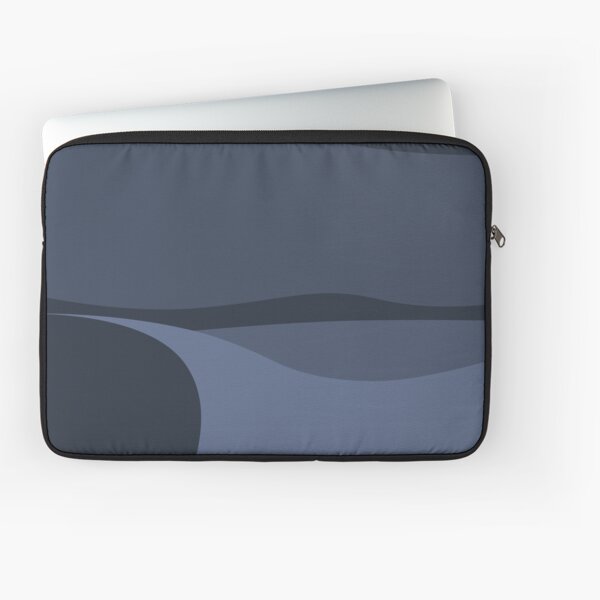 Minimalist White Sands Desert National Park New Mexico at Night Laptop Sleeve
