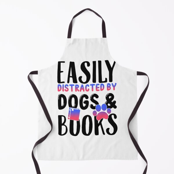 Item preview, Easily Distracted By Dogs & Books designed and sold by autlu.