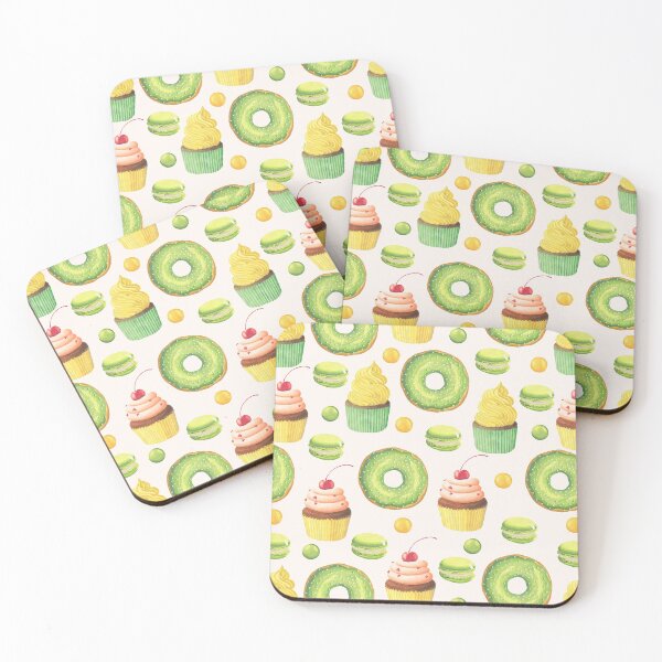 Item preview, Lemon and Cherry Dessert Pattern designed and sold by CLPDesignLab.