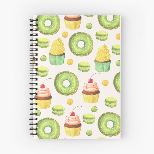 Item preview, Lemon and Cherry Dessert Pattern designed and sold by CLPDesignLab.
