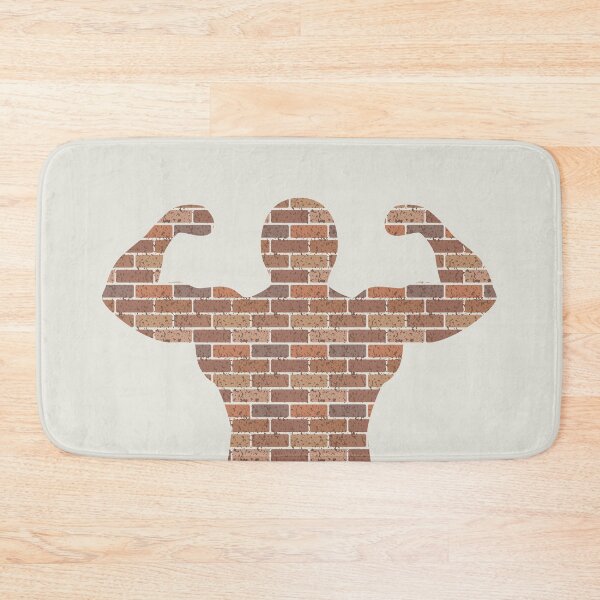Item preview, Strong as a brick wall man designed and sold by EngineerGoC.