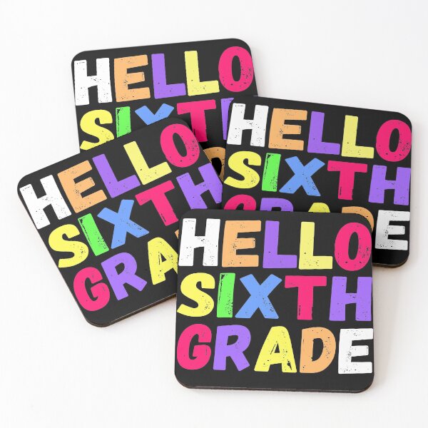 Item preview, Hello Sixth Grade - Hello 6th Grade - Back To School Gift  designed and sold by meedTee.