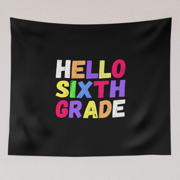 Item preview, Hello Sixth Grade - Hello 6th Grade - Back To School Gift  designed and sold by meedTee.
