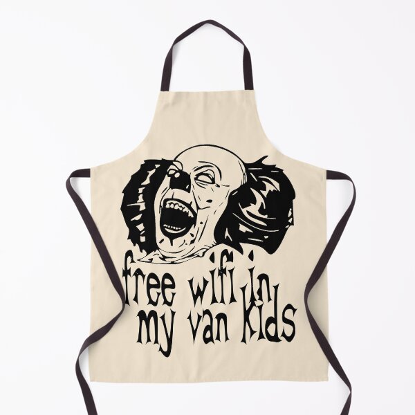 Item preview, Evil Clown Horror Killer Clowns Free Wifi Funny Halloween Scary Haunted House designed and sold by TopTeeShop.