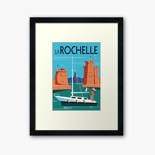 Item preview, La Rochelle poster designed and sold by GAGodel.