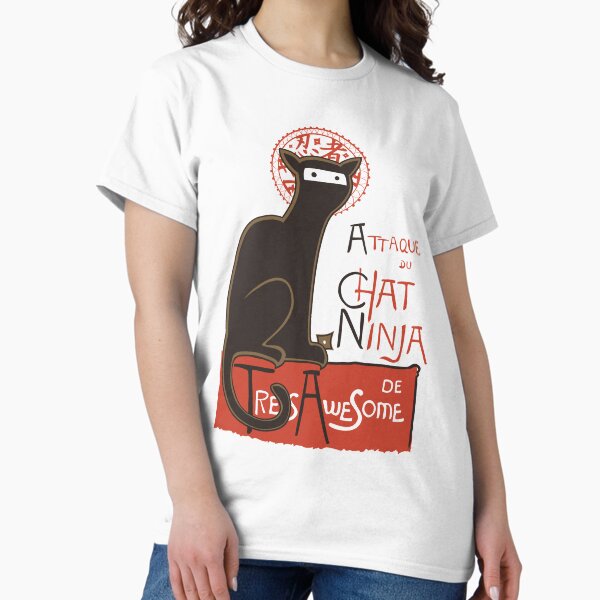 Item preview, A French Ninja Cat (Le Chat Ninja) designed and sold by kylewalters.