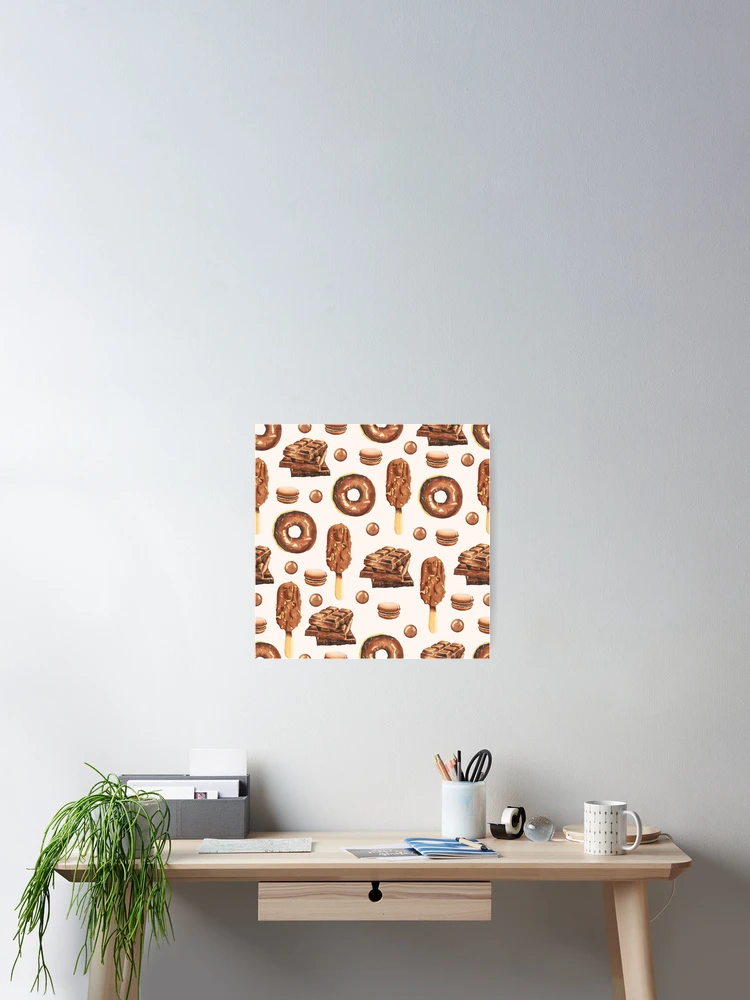 Thumbnail 2 of 3, Poster, Chocolate overload Pattern designed and sold by CLPDesignLab.