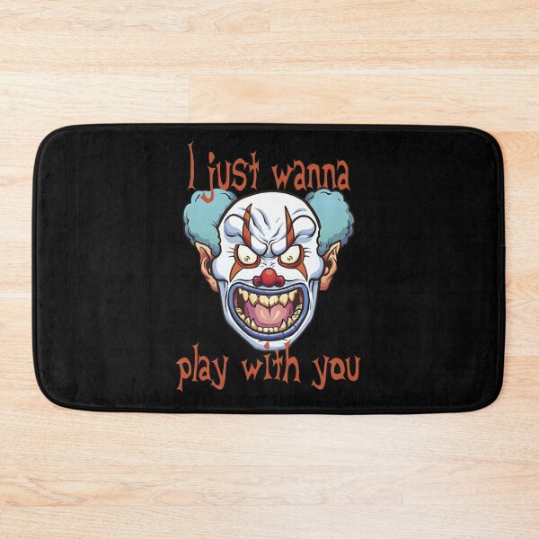 Item preview, Evil Clown Horror Killer Clowns Just Wanna Play With You Funny Halloween Scary Haunted House designed and sold by TopTeeShop.
