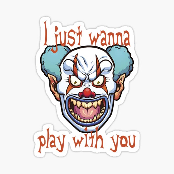 Clown Prank Stickers Redbubble - clown emoji roblox decal