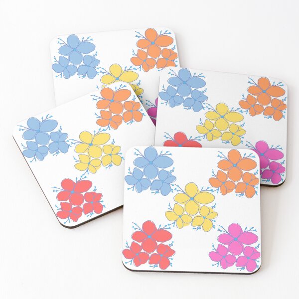 Item preview, Pack of colorful flowers designed and sold by Artsy Corner.