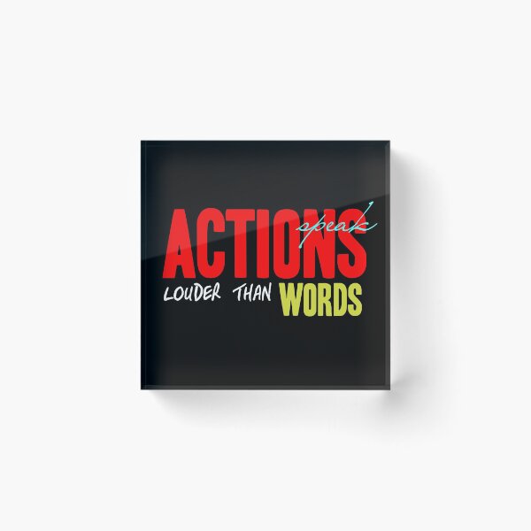 Item preview, Actions Speak Louder designed and sold by paxdomino.