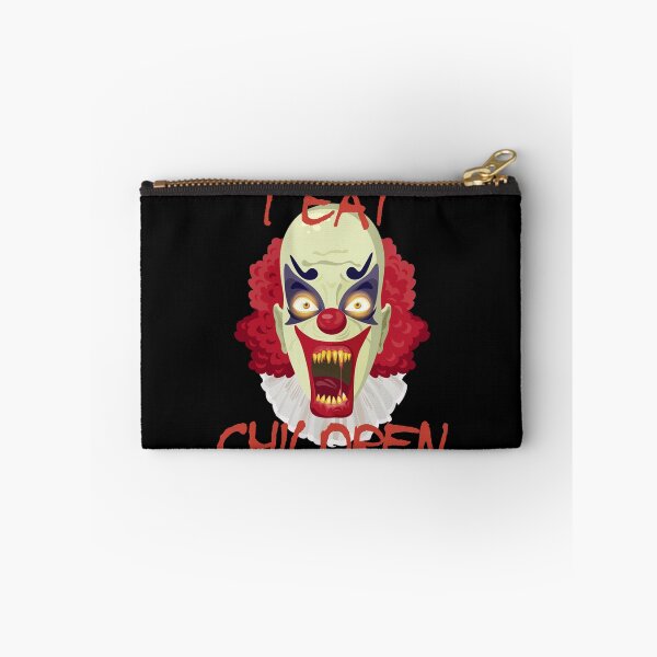 Item preview, Evil Clown Horror Killer Clowns I Eat Children Funny Halloween Scary Haunted House designed and sold by TopTeeShop.
