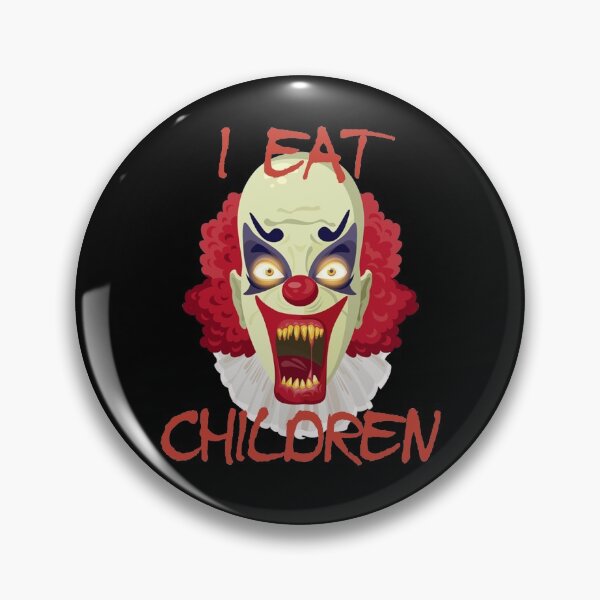 Item preview, Evil Clown Horror Killer Clowns I Eat Children Funny Halloween Scary Haunted House designed and sold by TopTeeShop.