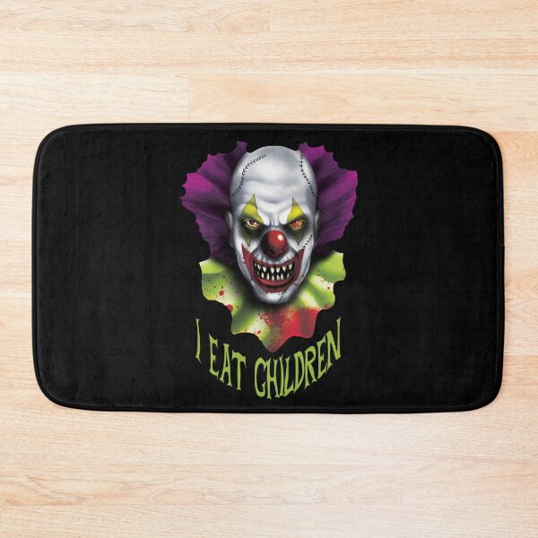 Item preview, Evil Clown Horror Killer Clowns I Eat Children Funny Halloween Scary Haunted House designed and sold by TopTeeShop.