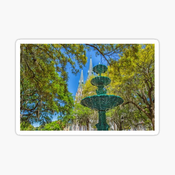 Lafayette Square Fountain Sticker