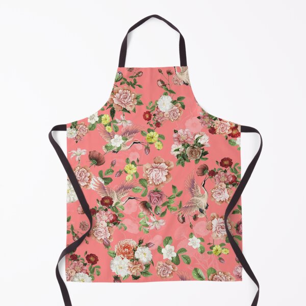 Item preview, Chinoiserie Oriental Flowers and Cranes designed and sold by WisdomInspired.