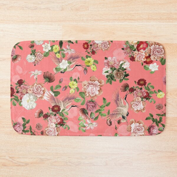 Item preview, Chinoiserie Oriental Flowers and Cranes designed and sold by WisdomInspired.