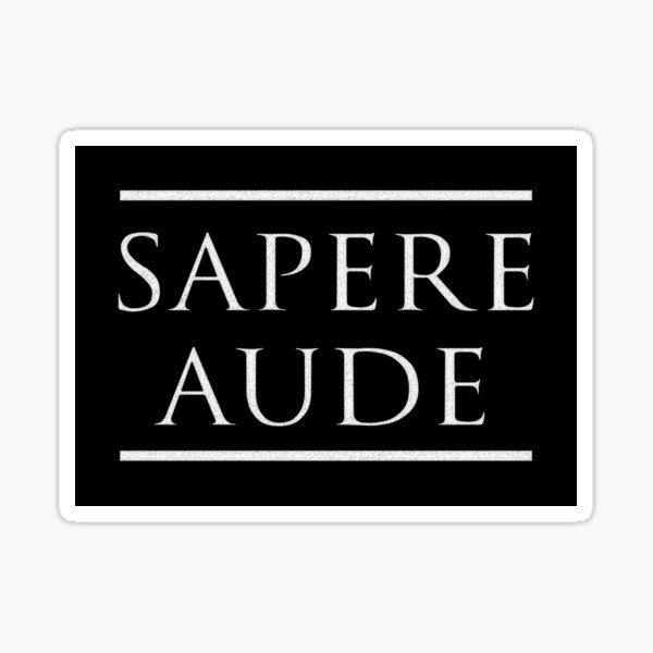 Sapere aude