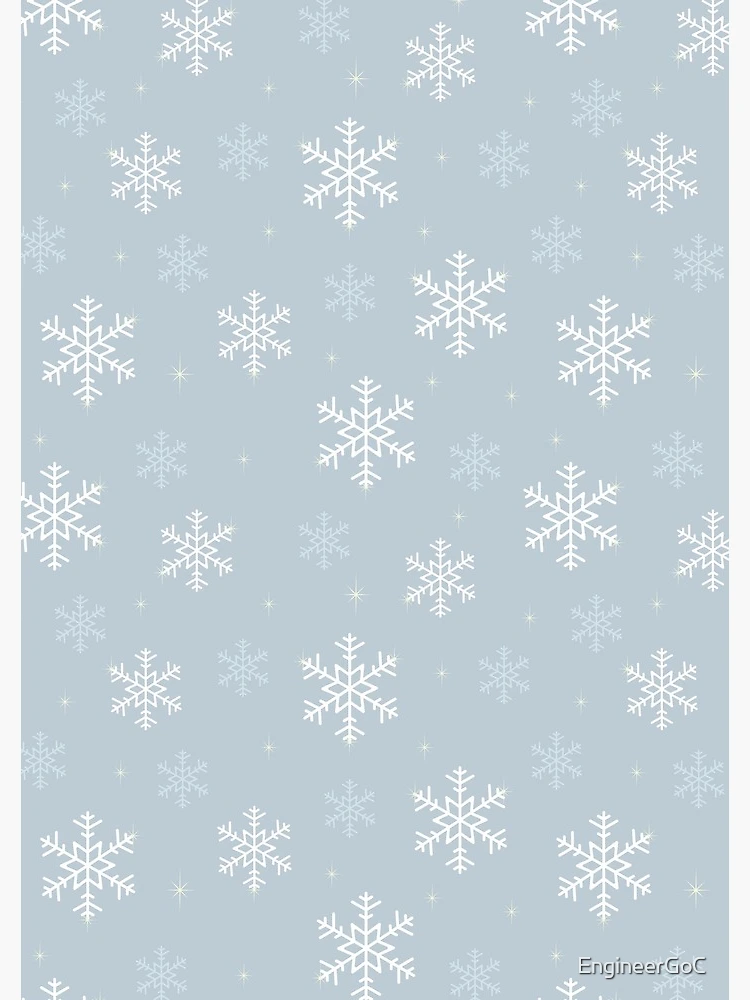 Thumbnail 3 of 3, Journal, Snowflake pattern designed and sold by EngineerGoC.