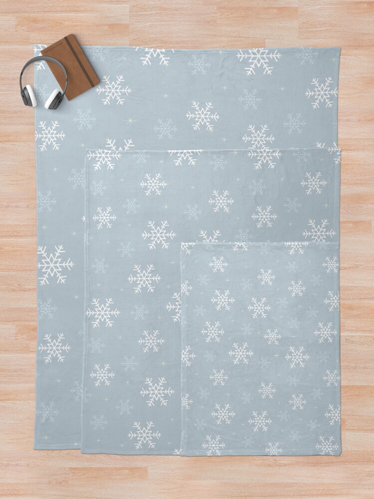 Thumbnail 5 of 6, Throw Blanket, Snowflake pattern designed and sold by EngineerGoC.