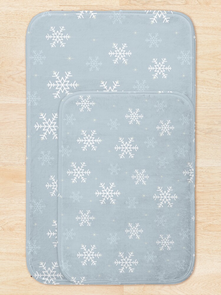 Thumbnail 5 of 6, Bath Mat, Snowflake pattern designed and sold by EngineerGoC.