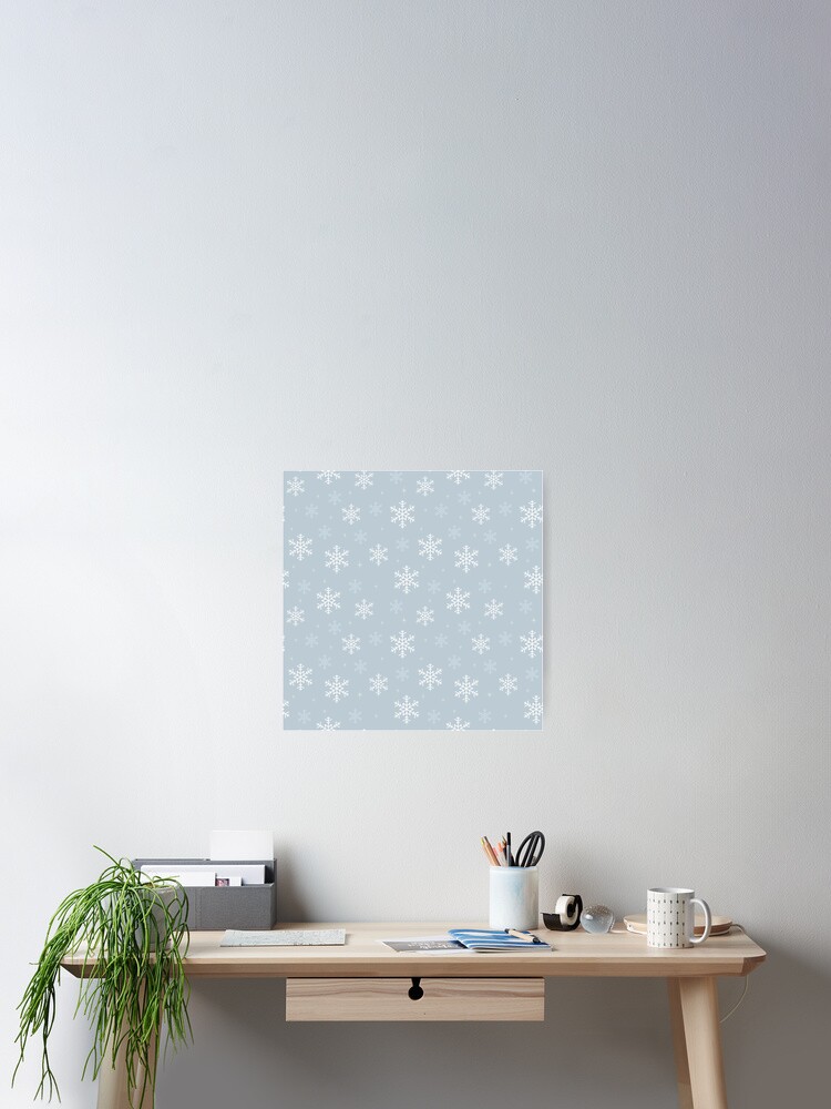 Thumbnail 2 of 3, Poster, Snowflake pattern designed and sold by EngineerGoC.