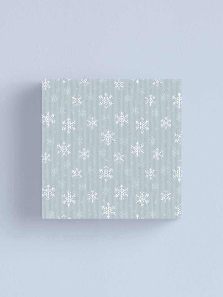 Thumbnail 1 of 3, Canvas Print, Snowflake pattern designed and sold by EngineerGoC.