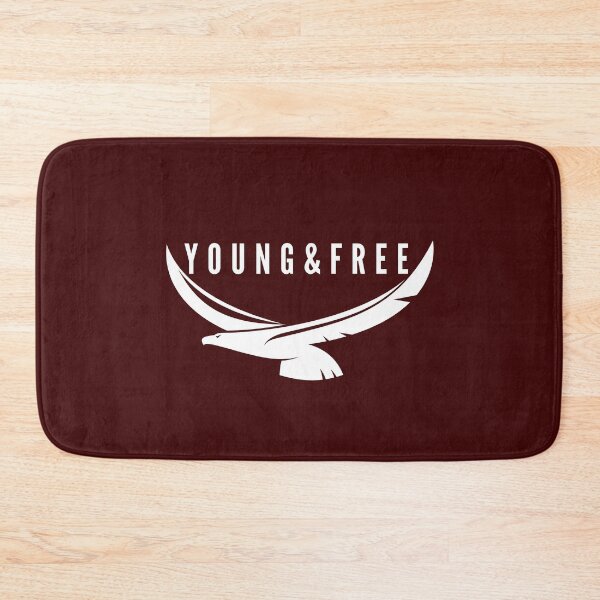 Item preview, Young And Free, Inspired Uplifting Quotes designed and sold by Rahke.