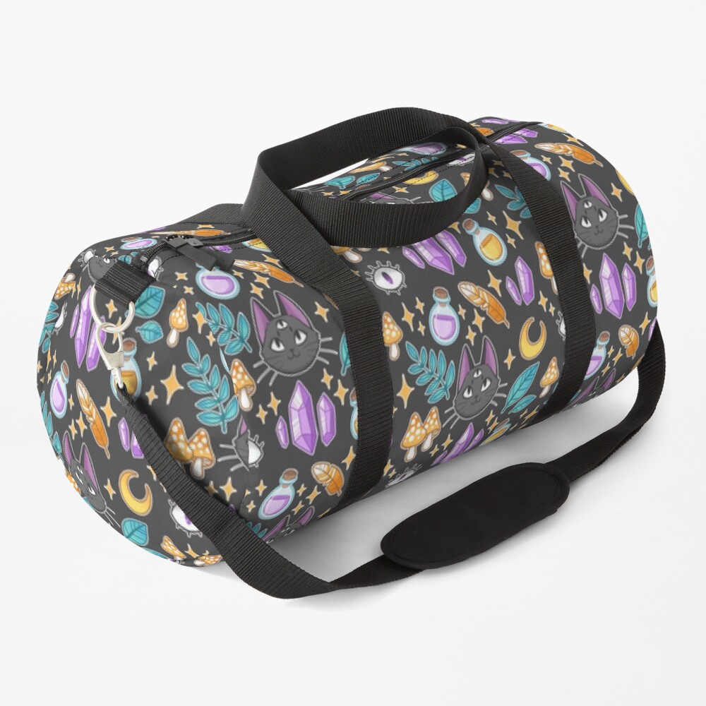 Witchy Cat Duffle Bag