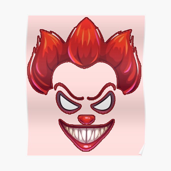 Evil Clown Horror Killer Clowns I Eat Children Funny Halloween Scary Haunted House Poster By Topteeshop Redbubble